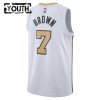 Boston Celtics Jaylen Brown Nike 2025-26 City Edition Valkoinen Lasten Pelipaidat Swingman